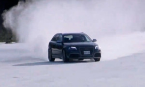 Audi RS3 Sportback Drifting on Snow