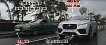 Audi RS4 vs. Jaguar F-Pace SVR Drag Race Is Anything But Predictable