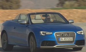 Audi RS5 Cabrio Facelift Hits the Track in Promo Clip