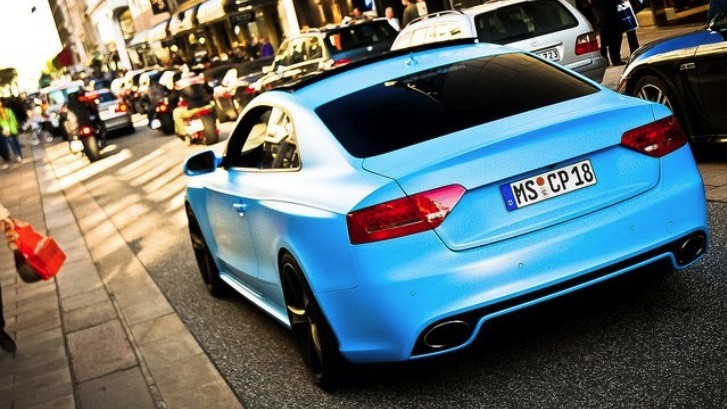 Audi RS5 Baby Blue