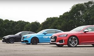 Audi RS5 vs. BMW M4 vs. AMG C63S in 360-Degrees of German Ancestral Rivalry