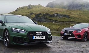 Audi RS5 vs. Lexus RC F Comparison Reveals Flaws in Both