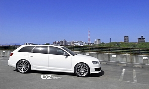 Audi RS6 Avant on D2Forged Wheels Is Family Fun