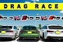 Audi RS6 Bullies RS5 and RS3 in All-quattro Canadian Drag Race