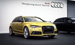 Audi RS6 in Austin Yellow Is Not the BMW M4 You Are Looking For