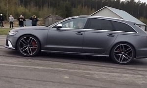 Audi RS6 Tuned to 690 HP Takes on a 700 HP BMW M5