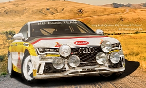 Audi RS7 Becomes Group B Rally Car via Rendering