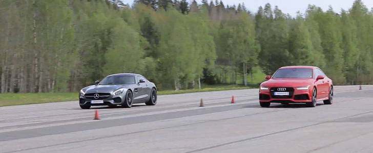 Mercedes-AMG GT S vs. Audi RS7