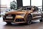 Audi RS7 Gets Zanzibar Brown Paint, Performance Exhaust and Carbon Pack