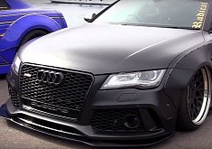 Audi "RS7" TDI Has Rocket Bunny Kit, Air Suspension and Awesome Exhaust