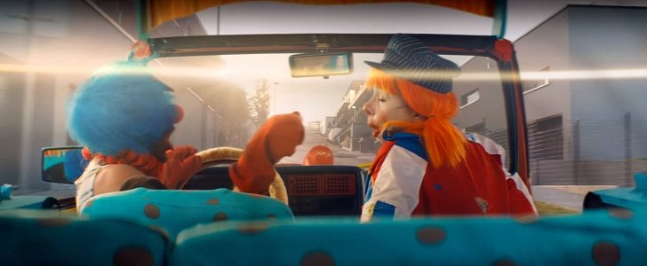 Audi clown commercial
