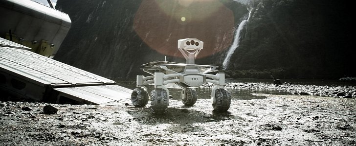 Moon rover Audi lunar quattro featured in Alien: Covenant