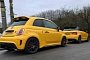 Audi S1 and Abarth 695 Biposto Owners Compare Their Yellow Cars