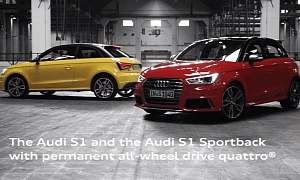Audi S1 Twins Get Frisky with quattro Play