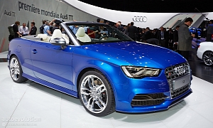Audi S3 Cabriolet Brings Open-Top Performance to Geneva <span>· Live Photos</span>