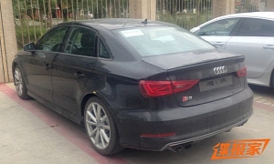 Audi S3 Sedan Spotted Testing in China