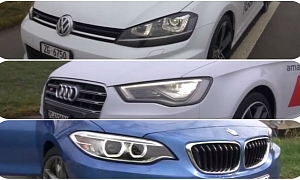 Audi S3 vs Golf 7 R vs BMW M235i: The 300 HP Comparison