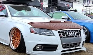 Audi S4 Customized With Leather "Car Bra" In Japan