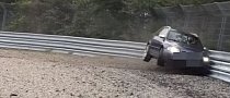 Audi A4 Nurburgring Crash Is How a String of Green Hell Mistakes Looks Like