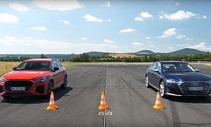 Audi S8 Drag Races RS Q3, Annihilation Is Total