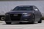 Audi S8 Goes Stealth with Steel Blue Plasti Dip Thanks to DipYourCar