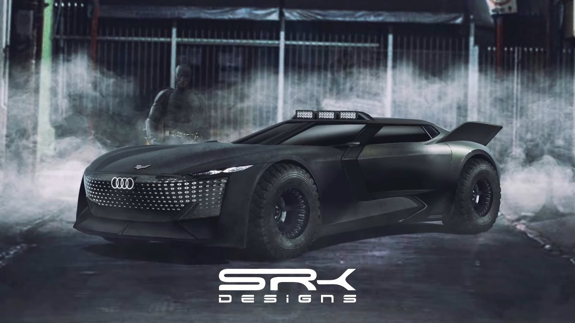 Audi skysphere Batmobile Rendering Would Make the Caped Crusader Proud -  autoevolution