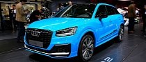 Audi SQ2: Baby Performance SUV in Baby Blue Debuts in Full