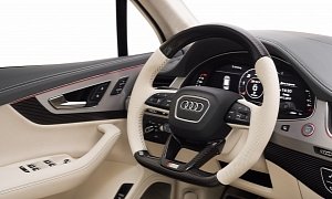 Audi SQ7 Gets Carbon Fiber and Cream Leather Interior from Neidfaktor