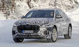 Spyshots: Audi SQ8 Shows New Headlights, Looks Almost Ready to Debut