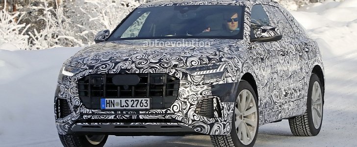 Audi SQ8 Shows New Headlights, Looks Almost Ready to Debut