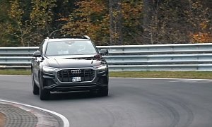 Audi SQ8 Spied at the Nurburgring, Sounds Like a 4.0 TFSI