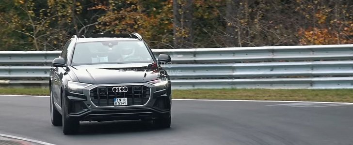  Audi SQ8 Spied at the Nurburgring, Sounds Like a 4.0 TFSI