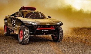 Audi Starts Assembly of Dakar Rally RS Q e-tron Cars, Countdown to Race Begins