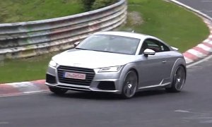 Audi Still Testing New TTS Coupe on the Nurburgring