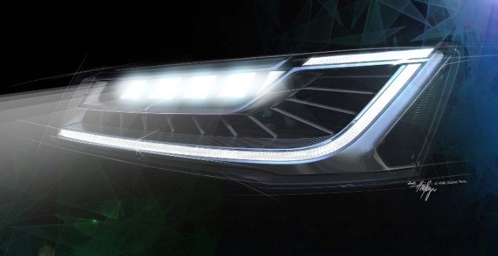 Audi A8 Matrix headlights