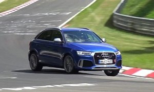 Audi Testing RS Q3 at Nurburgring Again: Record Attempt or New Engine?