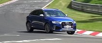 Audi Testing RS Q3 at Nurburgring Again: Record Attempt or New Engine?