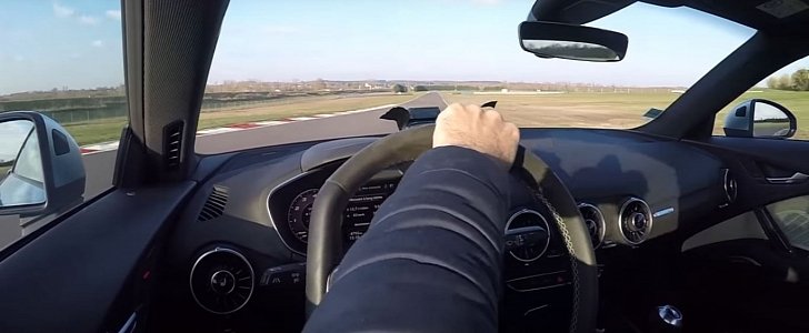 Audi TT RS on Magny-Cours Track