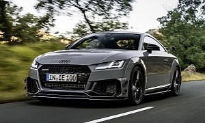 Audi TT RS Coupe Iconic Edition Arrives with New Body Kit, Is Limited to 100 Units