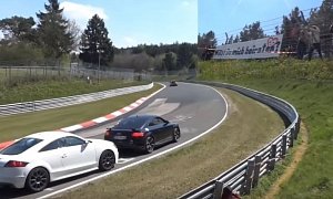 Audi TT RS Lovers Go For a Nurburgring Marriage Proposal at Mini Carousel