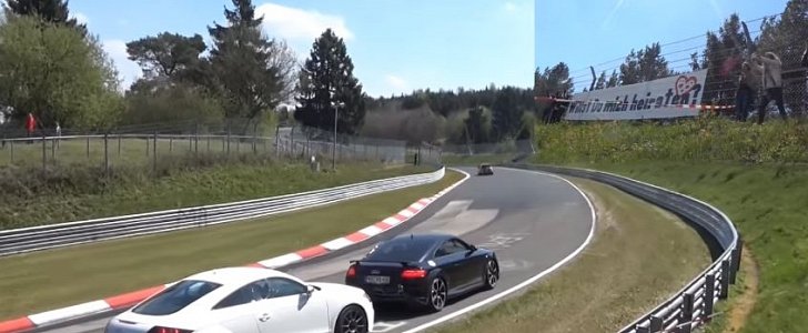 Audi TT RS Lovers Go For a Nurburgring Marriage Proposal