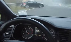 Audi TT RS Spins Like a Ballerina in Agonizing Nurburgring Oil Spill Near Crash