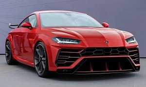 Audi TT RS with Lamborghini Urus Face Looks Confused