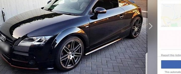 2014 Audi TT Black Edition S Quattro sold in the UK, leads to 12-mild wild goose chase for rude buyer