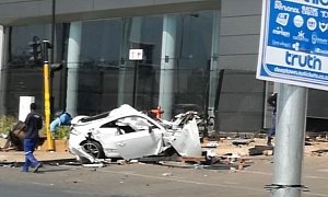 Audi TT Totaled in Shocking South Africa Crash