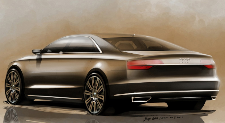 Audi A8 Sketch
