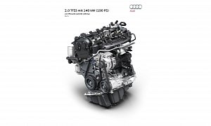 Audi Unveils New 2.0 TFSI for 2016 A4: 190 HP, Consumes Less Than 5 L/100KM
