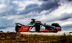 Audi Goes for Red with e-tron FE06 Formula E Racer