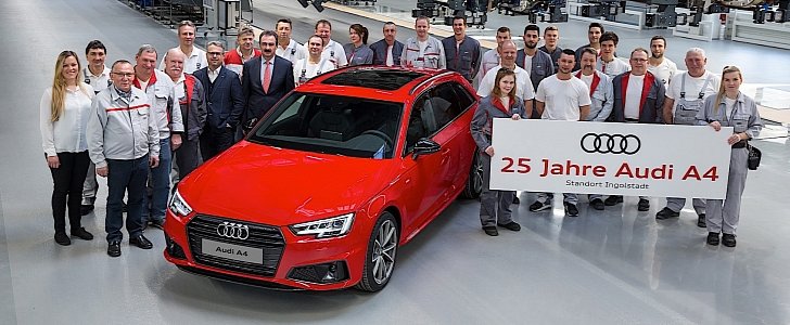 Audi A4 turns 25 this year