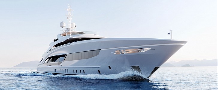 Aura is a 164-foot luxury yacht that boasts incredible performance and a Scandinavian interior